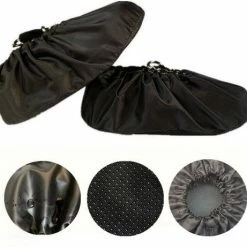 Overschoen-Kampioen Overschoenen Waterdicht - Schoenhoesjes STERK Maat 40-45 Zwart Herbruikbaar Antislip -Windgoo Shop 550x461 5