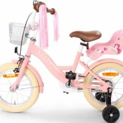 SJOEF Dolly Meisjesfiets 14 Inch - Roze -Windgoo Shop 550x464 7