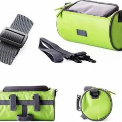 DICY Fiets Stuurtas - Fietstas Stuur Met Smartphone / Telefoonhouder & Kaarthouder Zwart -Windgoo Shop 550x464 8