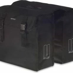 Basil Mara XL Dubbele Fietstas - Zwart - 35 Liter -Windgoo Shop 550x465