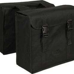 Dubbele Greenlands Fietstas - Zwart