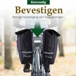 Ekostar Dubbele Fietstas - Rolltop - Waterbestendig - 46 L - Zwart 21 Ekostar Dubbele Fietstas - Rolltop - Waterbestendig - 46 L - Zwart -Windgoo Shop 550x472 1