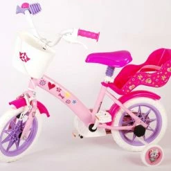 Volare Paw Patrol Kinderfiets - Meiden - 12 Inch - Roze - Doortrapper -Windgoo Shop 550x472 3
