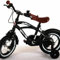 Volare Black Cruiser Kinderfiets - Jongens - 12 Inch - Zwart - 2 Handremmen -Windgoo Shop 550x472 4