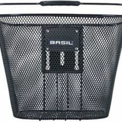Basil Bremen BE - Fietsmand - Inclusief Systeem - Voorop - Zwart -Windgoo Shop 550x472 8