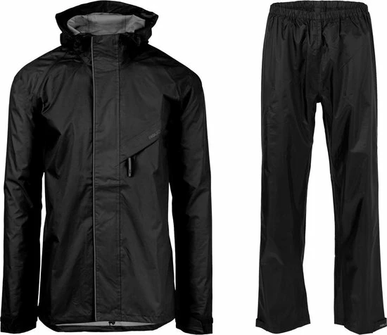 AGU Passat Regenpak Essential - Zwart - L - Dames & Heren - Waterdicht 1 AGU Passat Regenpak Essential - Zwart - L - Dames & Heren - Waterdicht