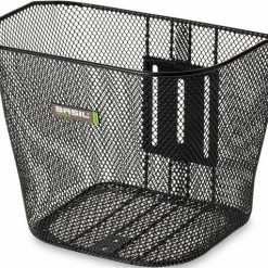 Basil Bremen Fietsmand - Voor - Staal - Inclusief Bevestigingssysteem - Zwart -Windgoo Shop 550x477 4