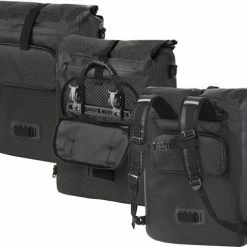 Dutch Mountains Enkele Fietstas | Rugzak | 100% Waterdicht | Fietstas, Schoudertas En Rugtas In 1 | 28 Liter | Carbon / Zwart -Windgoo Shop 550x478