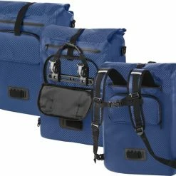 Dutch Mountains Enkele Fietstas | Rugzak | Sterke 100% Waterdicht | Fietstas, Schoudertas En Rugtas In 1 | 28 Liter | Blauw -Windgoo Shop 550x478 4