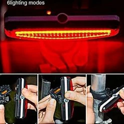 Merkloos LED Fiets Achterlicht USB Oplaadbare - Marktleider 110 Lumen Helderheid - IP65 Waterbestendig - Supersnel Installatie - Horizontaal Of Verticaal - Voor Zadel, Zadelpen Of Helm 24 Merkloos LED Fiets Achterlicht USB Oplaadbare - Marktleider 110 Lumen Helderheid - IP65 Waterbestendig - Supersnel Installatie - Horizontaal Of Verticaal - Voor Zadel, Zadelpen Of Helm -Windgoo Shop 550x485 6