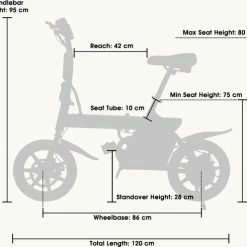 Wind-goo Windgoo B20 V2 - Elektrische Vouwfiets - E Bike - 250W - 14 Inch - 25 KM/H - Zwart -Windgoo Shop 550x491 3