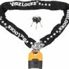 VINZ Makalu Motorslot / Kettingslot / Scooterslot ART 4 Gecertificeerd - 120 Cm Ketting - Dikte Schakels: 10,5mm