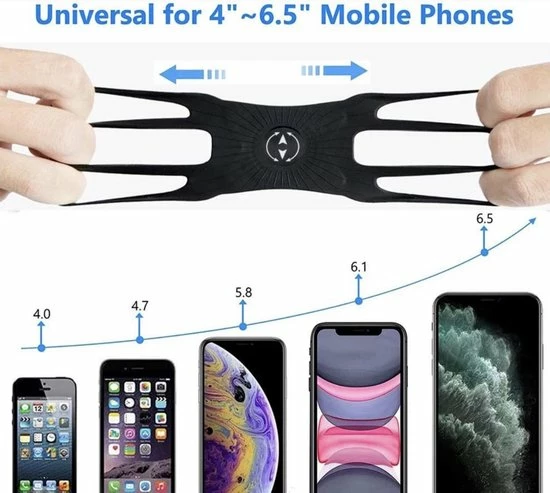 Merkloos Afneembare Mobiele Telefoon Houder Voor Op Je Fiets | Geschikt Voor Elk Toestel |Afneembaar | Houder Telefoon | Extra Stevig | Smartphone Houder | Stuur Houder | 360 Graden Draaibaar | Motor | Racefiets | Zwart 2 Merkloos Afneembare Mobiele Telefoon Houder Voor Op Je Fiets | Geschikt Voor Elk Toestel |Afneembaar | Houder Telefoon | Extra Stevig | Smartphone Houder | Stuur Houder | 360 Graden Draaibaar | Motor | Racefiets | Zwart - Afbeelding 2