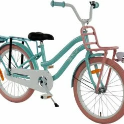 2Cycle Cargo Meisjesfiets - 20 Inch - Voordrager - Turquoise - Meisjesfiets