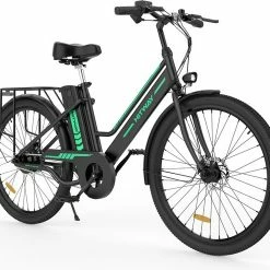 Hitway Elektrische Fiets | E-bike Damesfiets | 35-70KM | 26 Inch | 250W Motor | Zwart