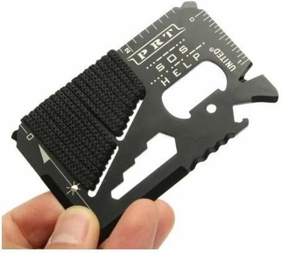 Minigadgets Survival Creditcard 14 In 1 SOS Outdoor Card Tool 1 Minigadgets Survival Creditcard 14 In 1 SOS Outdoor Card Tool