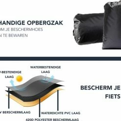 Achat? Achat Fietshoes Universeel Voor Alle Fietsen - Waterdicht 420D Oxford - Fiets Hoes Voor 1/2 Fietsen - Incl. Opbergzak -Windgoo Shop 550x499