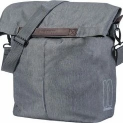 Basil City Fietsshopper - Enkele Fietstas - Grijs - 16 Liter