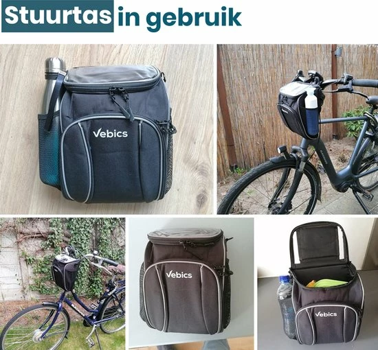 Vebics Waterbestendige Stuurtas Fiets - Afneembaar - Elektrische Fiets - Racefiets - Telefoonhouder Fiets - Black Friday - Sinterklaas - Kerst 5 Vebics Waterbestendige Stuurtas Fiets - Afneembaar - Elektrische Fiets - Racefiets - Telefoonhouder Fiets - Black Friday - Sinterklaas - Kerst - Afbeelding 5