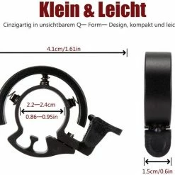 BOTC Fietsbel Ring Fietsbel - Aluminium Fietsbel - Classic Fietsbel - Fietsbel Small 22mm Zwart -Windgoo Shop 550x512 9