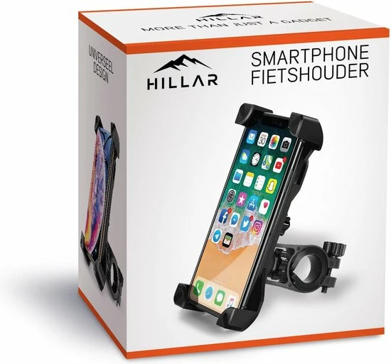 Hillar Telefoonhouder Fiets Universeel - Smartphone Houder Fiets - Motor - Scooter - GSM Houder Fiets 9 Hillar Telefoonhouder Fiets Universeel - Smartphone Houder Fiets - Motor - Scooter - GSM Houder Fiets - Afbeelding 9