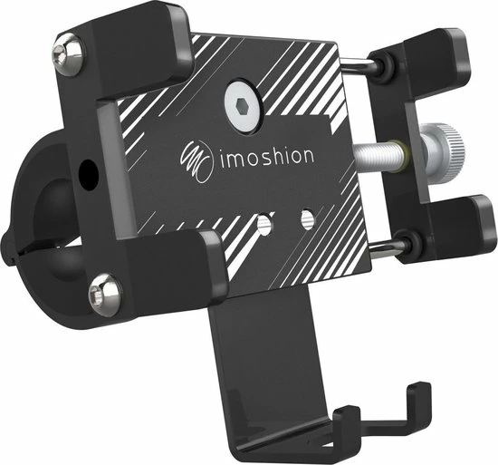 IMoshion Telefoonhouder Fiets - GSM Houder Fiets - Telefoonhouder Motor & Scooter - Universeel - Zwart 7 IMoshion Telefoonhouder Fiets - GSM Houder Fiets - Telefoonhouder Motor & Scooter - Universeel - Zwart - Afbeelding 7