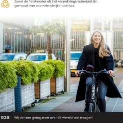 R2B Telefoonhouder Fiets Waterdicht Met 360 Graden Rotatie - Ook Voor Scooter & Motor - Gsm Houder Fiets - Model "Den Haag" - Zwart/Rood - Accessoires -Windgoo Shop 550x514 1