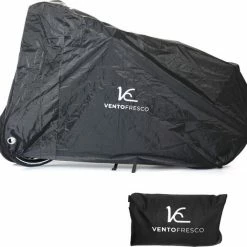 Vento Fresco Fietshoes Voor 1/2 Fietsen Waterdicht - Fietsbeschermhoes Elektrische Fiets XL - Universeel - Zwart Met Opbergzak - 200x110x70 Cm