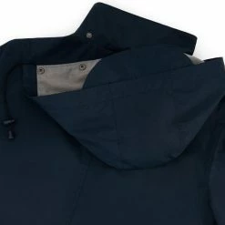 MGO Leisure Wear MGO Storm Extra Lange Regenjas - Dames Jack - Blauw - Maat L -Windgoo Shop 550x517