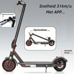 Stay-on M365 Go - Elektrische Step Voor Volwassenen & Kinderen - Snelheid 31 Km/u En 20/30 Km Actieradius - Met App - H7 Look