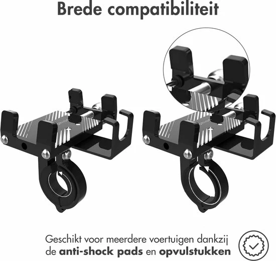 IMoshion Telefoonhouder Fiets - GSM Houder Fiets - Telefoonhouder Motor & Scooter - Universeel - Zwart 6 IMoshion Telefoonhouder Fiets - GSM Houder Fiets - Telefoonhouder Motor & Scooter - Universeel - Zwart - Afbeelding 6
