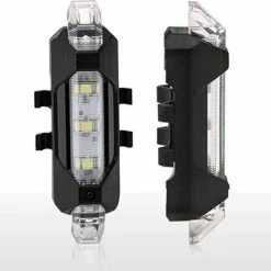 LOUZIR 2 Stuks Fietsverlichtingen ( Voor En Achter Fietslicht ) - LED Usb Oplaadbaar -Windgoo Shop 550x519 16