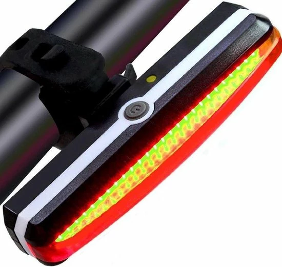 Merkloos LED Fiets Achterlicht USB Oplaadbare - Marktleider 110 Lumen Helderheid - IP65 Waterbestendig - Supersnel Installatie - Horizontaal Of Verticaal - Voor Zadel, Zadelpen Of Helm 9 Merkloos LED Fiets Achterlicht USB Oplaadbare - Marktleider 110 Lumen Helderheid - IP65 Waterbestendig - Supersnel Installatie - Horizontaal Of Verticaal - Voor Zadel, Zadelpen Of Helm - Afbeelding 9