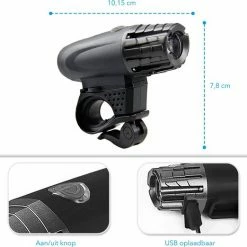 TIGIOO Fietslamp - Fietslampjes Set Koplamp - Fietslamp Voorlicht & Achterlicht USB Oplaadbaar -Windgoo Shop 550x522 9