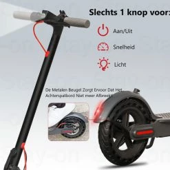 Stay-on Aovo M365 Pro | Elektrische Step | 350w |10.5ah! |31km/h! | Bereik 30/35km | Met APP | -Windgoo Shop 550x524 3