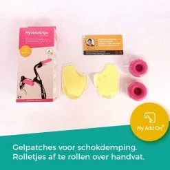 MyAddOn MyVeloGrips Ergonomische Handvatovertrek Voor Fietsgrepen Van Silicone Tegen Slapende Handen Tijdens Het Fietsen, Handvatovertrek Voor Alle Fietsengrepen, Handvathoes 2st. Geel 21x6,5x9cm -Windgoo Shop 550x526 9
