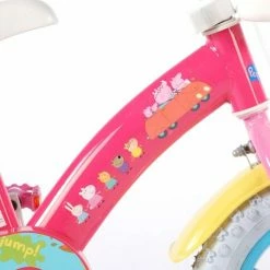 Volare Peppa Pig Kinderfiets - Meisjes - 12 Inch - Roze -Windgoo Shop 550x529 6