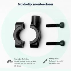 Merkloos Fietsspiegel - Fietsspiegel EBike - 360 Graden Verstelbaar - Links - Fietsspiegel Op Stuur - Fiets Spiegel - Achteruitkijksspiegel -Windgoo Shop 550x531 2