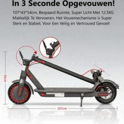 Stay-on Aovo M365 Pro | Elektrische Step | 350w |10.5ah! |31km/h! | Bereik 30/35km | Met APP | -Windgoo Shop 550x532 5