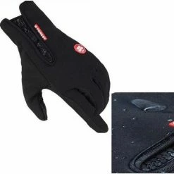 Merkloos Fietshandschoenen Unisex - Zwart - Maat S -Windgoo Shop 550x534 12