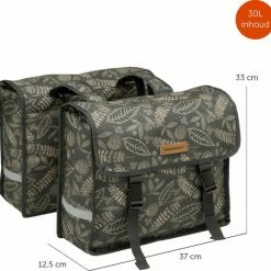 New Looxs Forest Fiori Dubbele Fietstas - 30 Liter - Antraciet 14 New Looxs Forest Fiori Dubbele Fietstas - 30 Liter - Antraciet -Windgoo Shop 550x535 26