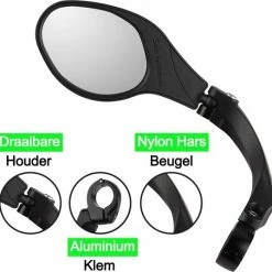 Merkloos Life-X Fietsspiegel Ebike 360 Verstelbaar Links -Windgoo Shop 550x536 11