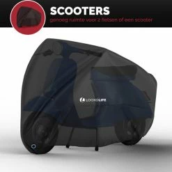 LOOXOLIFE Fietshoes - Voor 1 Fiets Of 2 Fietsen Waterdicht - XXL - Ultra Sterk & Dik - Premium PU Coating - Met Opberghoes -Windgoo Shop 550x536 9