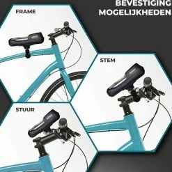 Nince Telefoonhouder Fiets Waterdicht Van Hoge Kwaliteit 2022 Model- Universeel - Fiets Telefoonhouder - Gsm Houder Fiets -Windgoo Shop 550x537