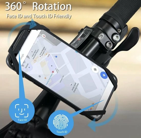 Merkloos Afneembare Mobiele Telefoon Houder Voor Op Je Fiets | Geschikt Voor Elk Toestel |Afneembaar | Houder Telefoon | Extra Stevig | Smartphone Houder | Stuur Houder | 360 Graden Draaibaar | Motor | Racefiets | Zwart 3 Merkloos Afneembare Mobiele Telefoon Houder Voor Op Je Fiets | Geschikt Voor Elk Toestel |Afneembaar | Houder Telefoon | Extra Stevig | Smartphone Houder | Stuur Houder | 360 Graden Draaibaar | Motor | Racefiets | Zwart - Afbeelding 3
