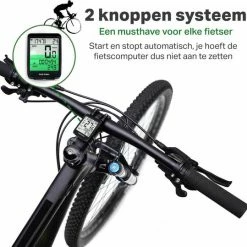 Vivid Green Draadloze Fietscomputer Snelheidsmeter - Mountainbike - Kilometerteller - Fiets Accessoires - Racefiets - Draadloos -Windgoo Shop 550x539 8