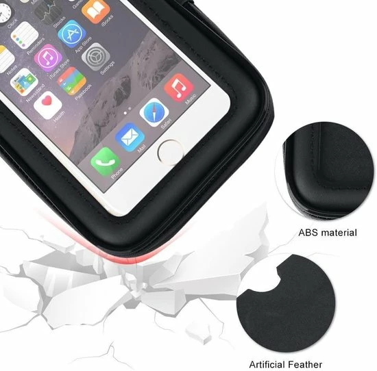 Opline VGEBY7 Fietstas | Geschikt Voor: Samsung Galaxy Note 10 Plus| Fietshouder | FIets Telefoon Houder | Waterdicht | Houder Fiets Telefoon | Fiets Steun 2 Opline VGEBY7 Fietstas | Geschikt Voor: Samsung Galaxy Note 10 Plus| Fietshouder | FIets Telefoon Houder | Waterdicht | Houder Fiets Telefoon | Fiets Steun - Afbeelding 2