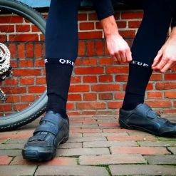 QREUR Fietssokken - Wielrensokken - Bamboestof Fietssok "Winter Black" - Maat 43-46 -Windgoo Shop 550x543 10
