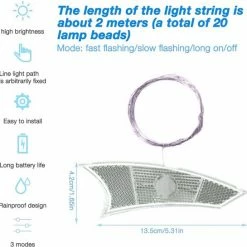 BOTC LED Spaakverlichting - Fiets Licht - Lichtsnoer Fietswiel - 20 Leds - 2meter - 1 Fietswiel - Groen 9 BOTC LED Spaakverlichting - Fiets Licht - Lichtsnoer Fietswiel - 20 Leds - 2meter - 1 Fietswiel - Groen -Windgoo Shop 550x545 11
