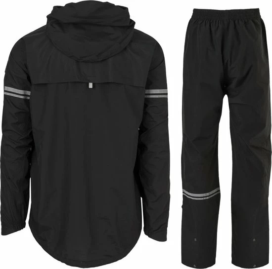 AGU Original Regenpak Essential - Zwart - M - Dames & Heren - Waterdicht & Ademend 2 AGU Original Regenpak Essential - Zwart - M - Dames & Heren - Waterdicht & Ademend - Afbeelding 2